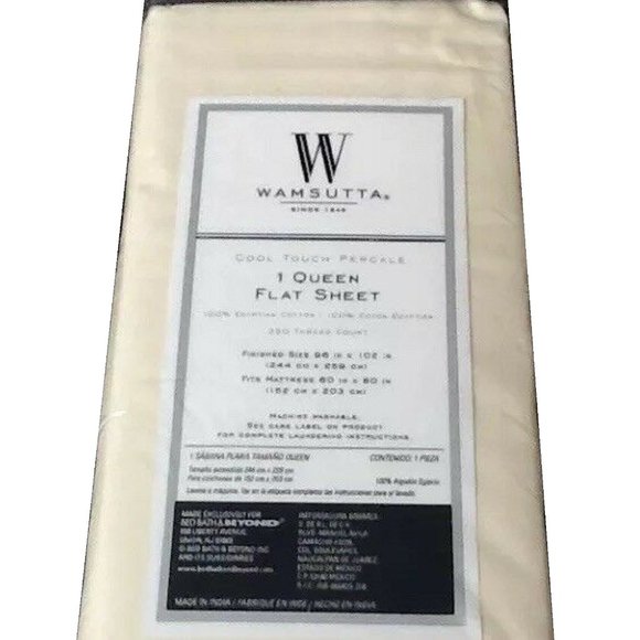 Wamsutta Bedding Oversized Ivory Wamsutta Cool Touch Percale 35 Tc